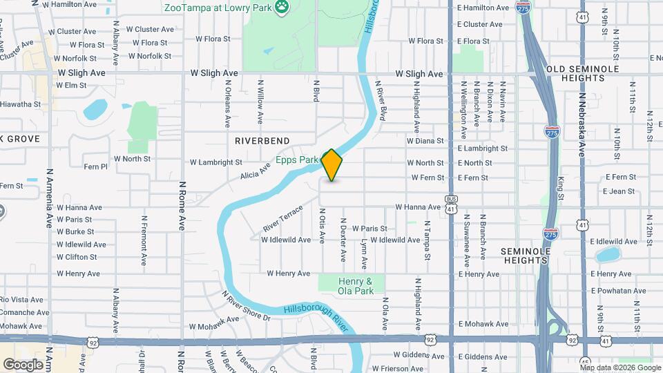 325 W Jean St Map and Location Details