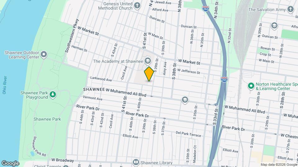3911 Larkwood Ave Map and Location Details