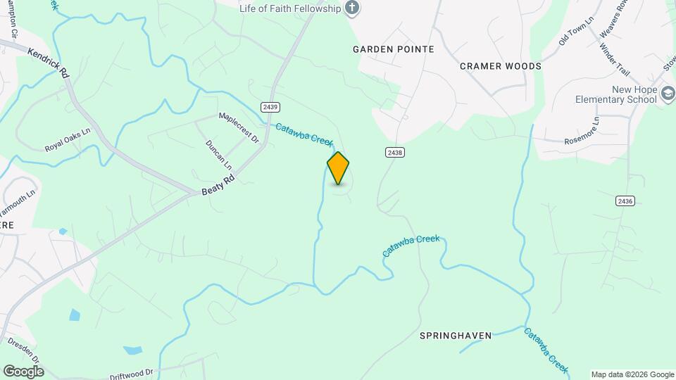 318 Beacon Hills Dr Mapa y Detalles de la Ubicación