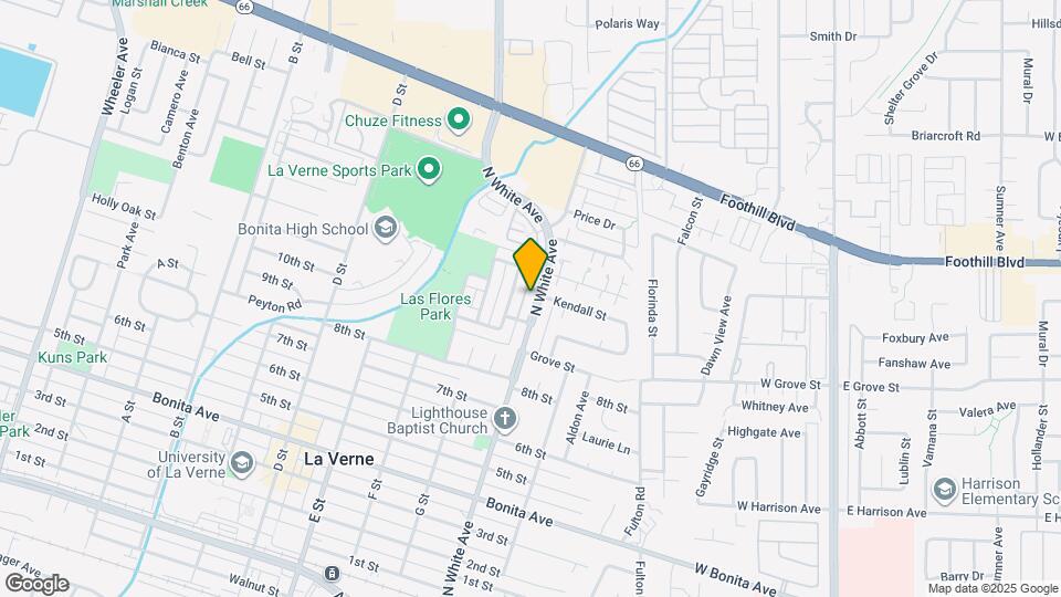 3043 N White Ave Map and Location Details