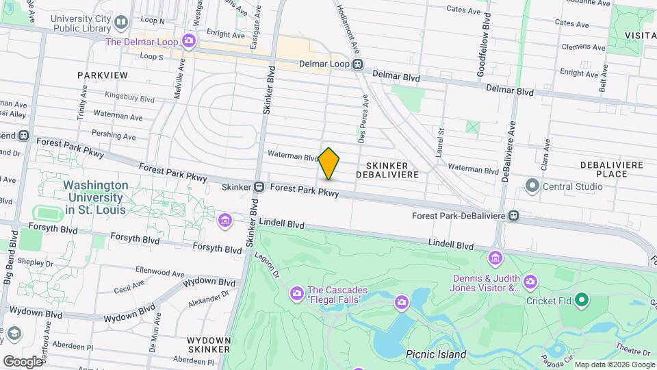 6042 Pershing Ave, Unit A Mapa y Detalles de la Ubicación