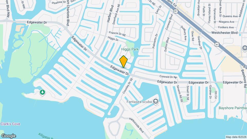 21380 Edgewater Dr Map and Location Details