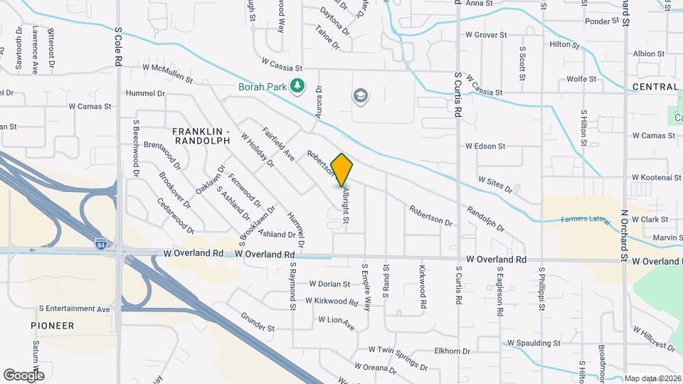 1223 Albright St Mapa y Detalles de la Ubicación