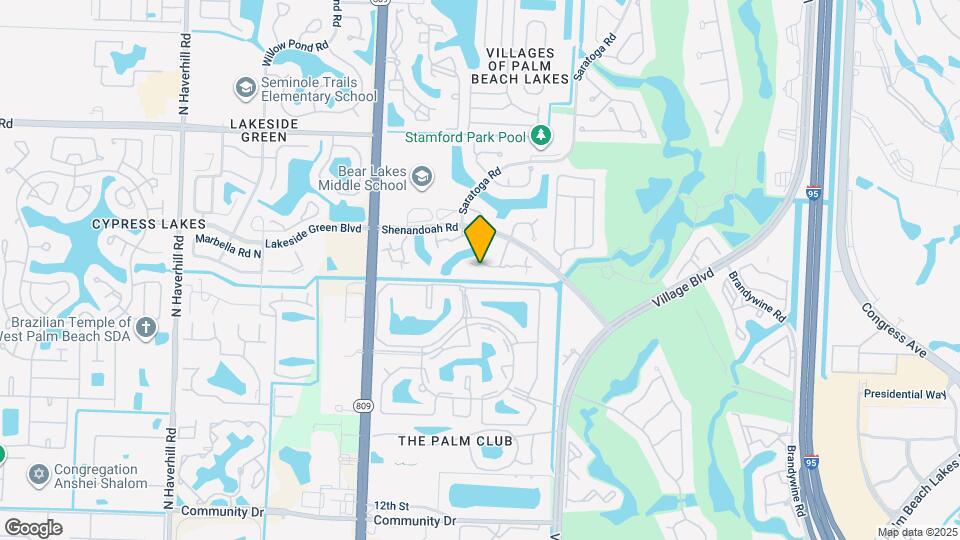555 Green Springs Pl Map and Location Details