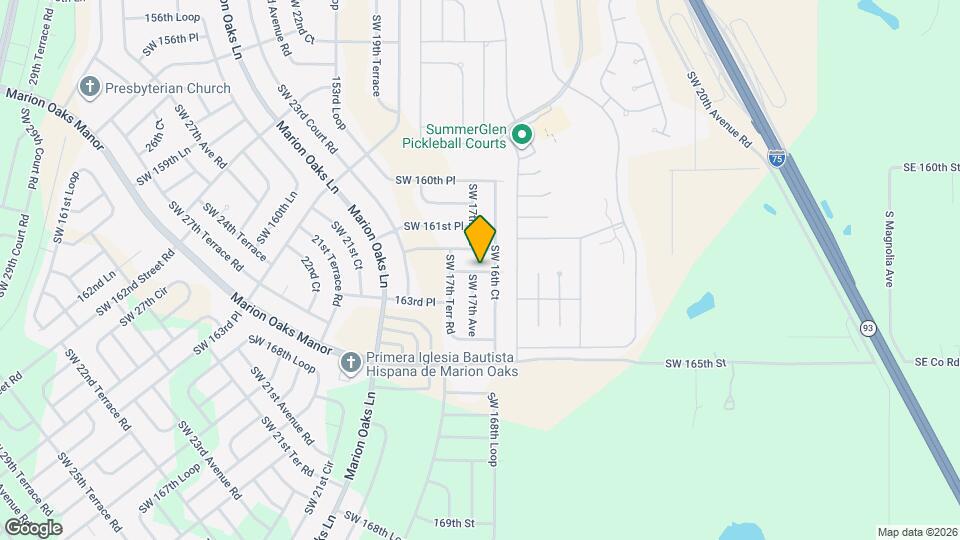 1687 SW 162nd Pl Map and Location Details