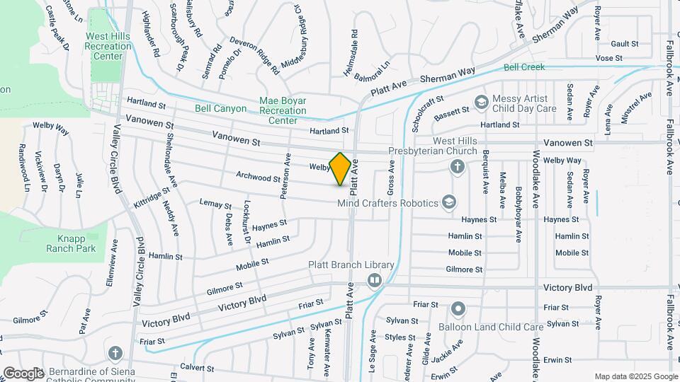 23714 Archwood St Map and Location Details