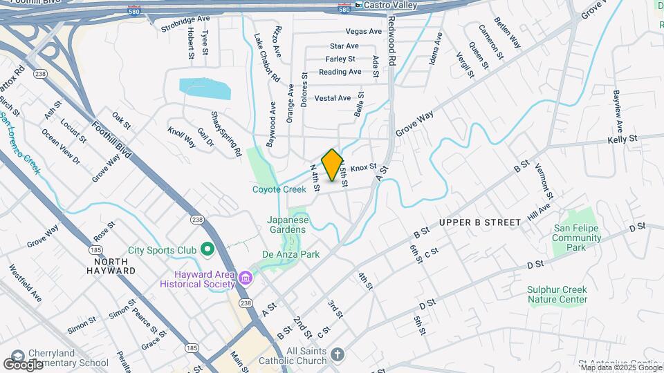 1618 Crescent Ave Mapa y Detalles de la Ubicación