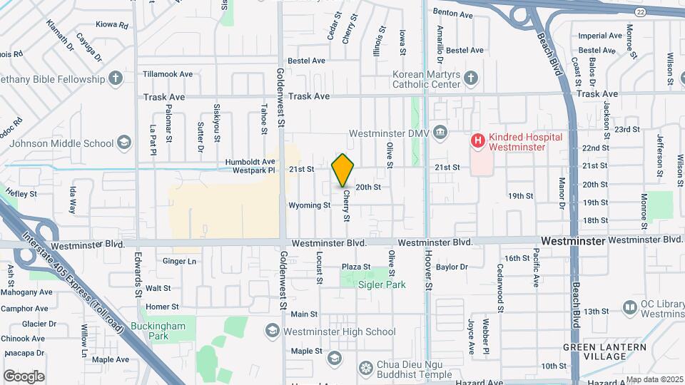 13811 Cherry St Mapa y Detalles de la Ubicación