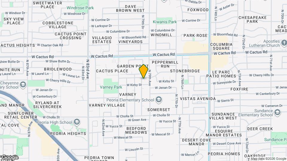 11855 N 79th Dr Map and Location Details