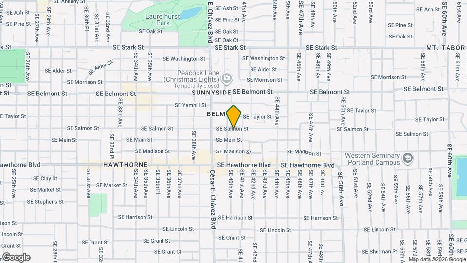 4022 SE Salmon St Map and Location Details