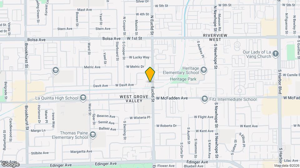 5205 W Davit Ave Map and Location Details
