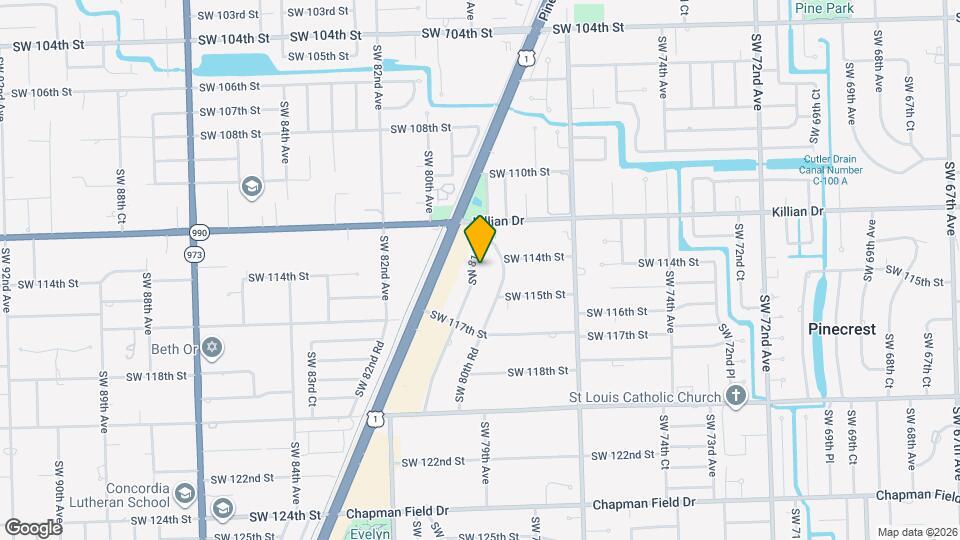 11401 SW 81st Rd Map and Location Details