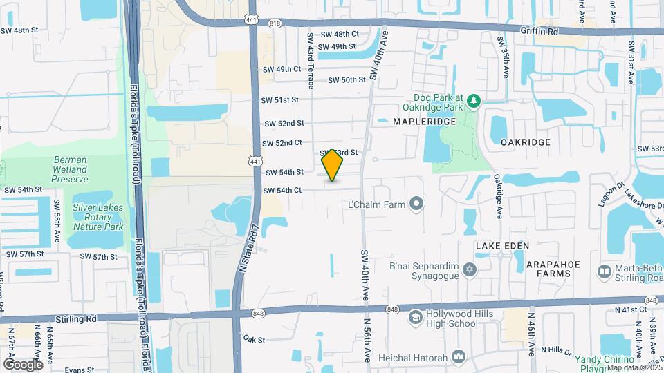 4131-4201 SW 54th Ct Map and Location Details