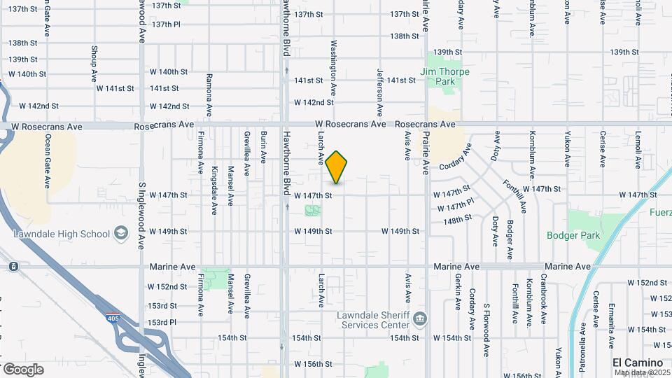 4211 W 147th St Map and Location Details