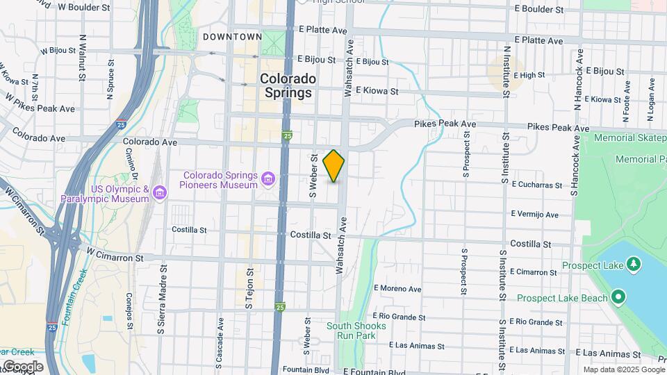 Downtown Studio Apartment for rent Map and Location Details