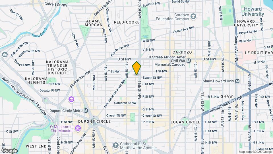 1830 16th St NW Map and Location Details