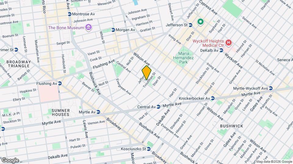 105 Central Ave Map and Location Details