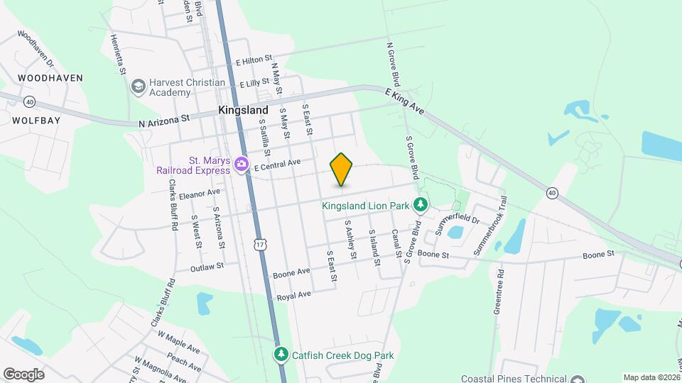 416 S Ashley St Map and Location Details