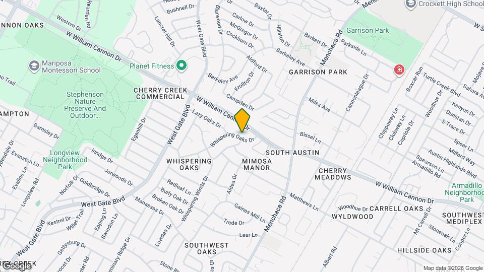 7000 Whispering Oaks Dr Map and Location Details