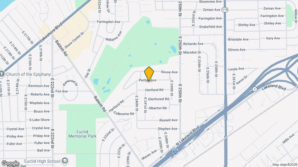 24200 Puritan Ave Map and Location Details