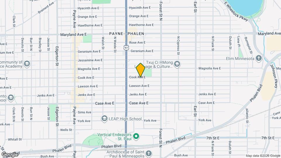 870 Cook Ave E Map and Location Details