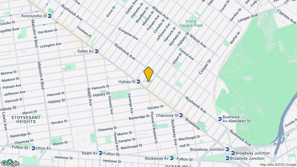 987 Halsey St Map and Location Details