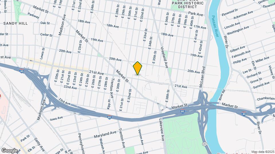 655 21st Ave Map and Location Details