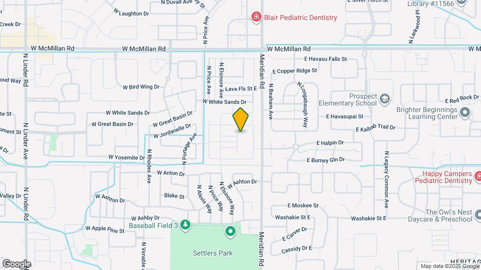 4198 N Ambercreek Ave Map and Location Details