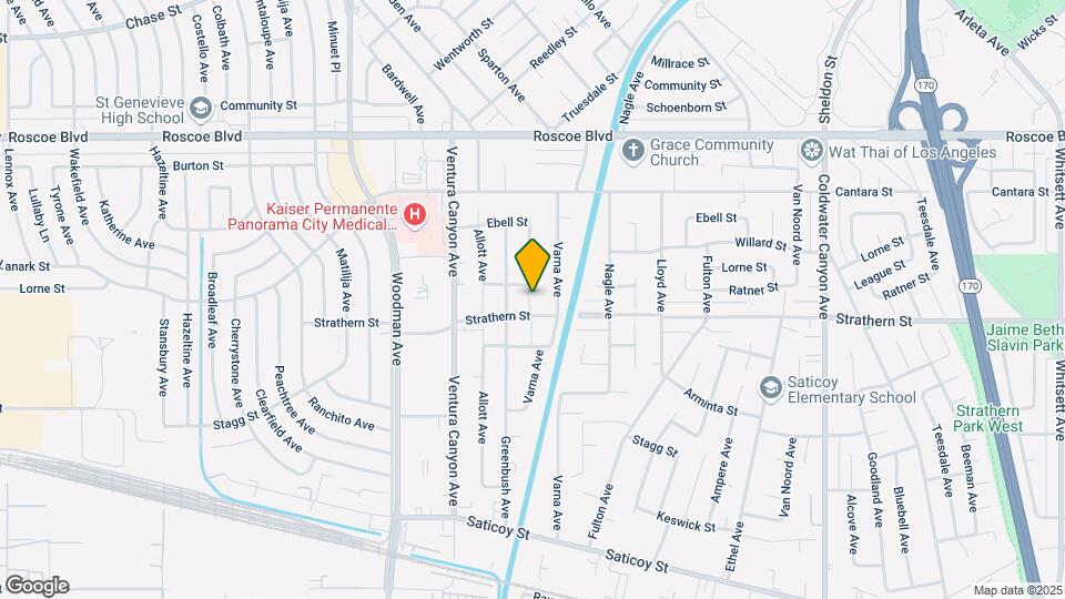 8016 Crosnoe Ave Mapa y Detalles de la Ubicación