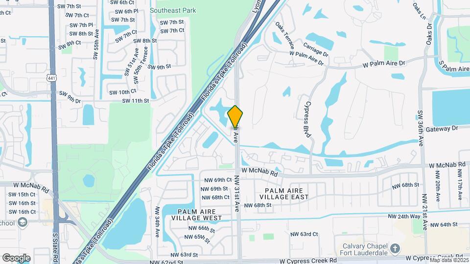 1281 SW 46th Ave Map and Location Details