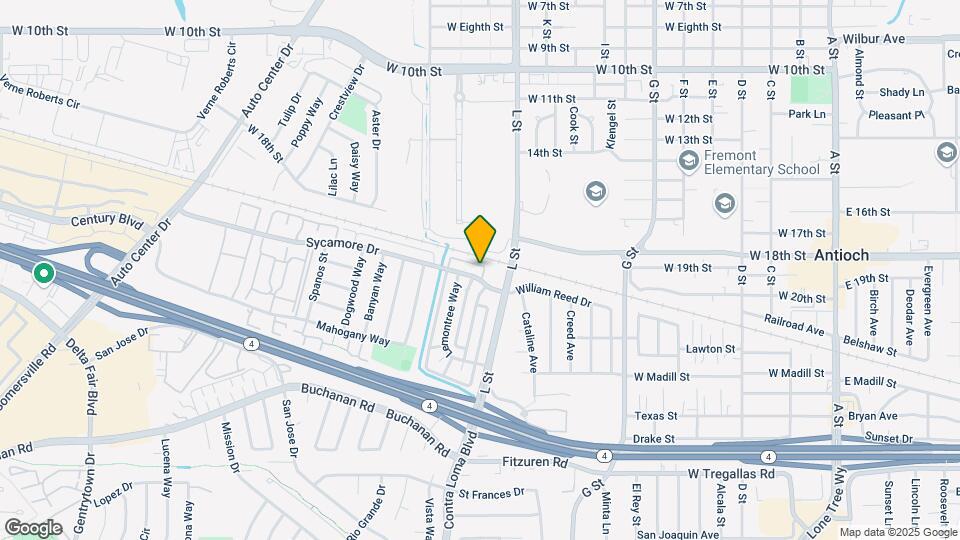 1202 Sycamore Dr Map and Location Details