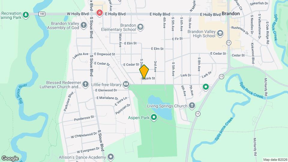 508 E Aspen Blvd Map and Location Details