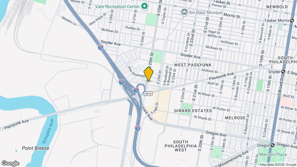 2443 W Ritner St Mapa y Detalles de la Ubicación
