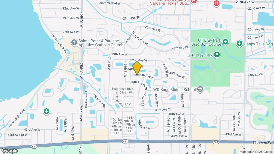 6709 35th Ave W Map and Location Details