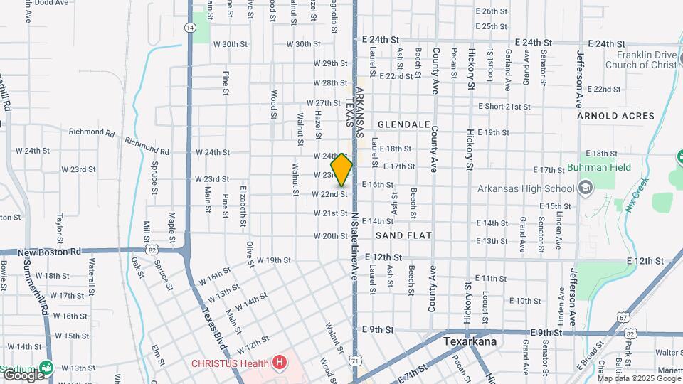 2202 Magnolia St Map and Location Details