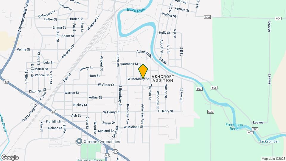 128 W McKinley St Map and Location Details