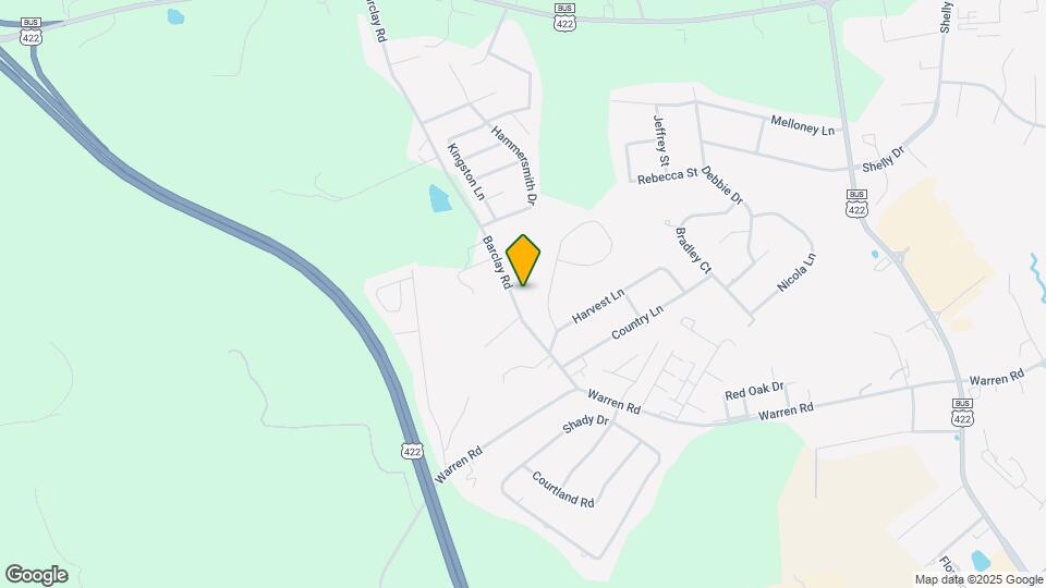 979 Barclay Rd Map and Location Details