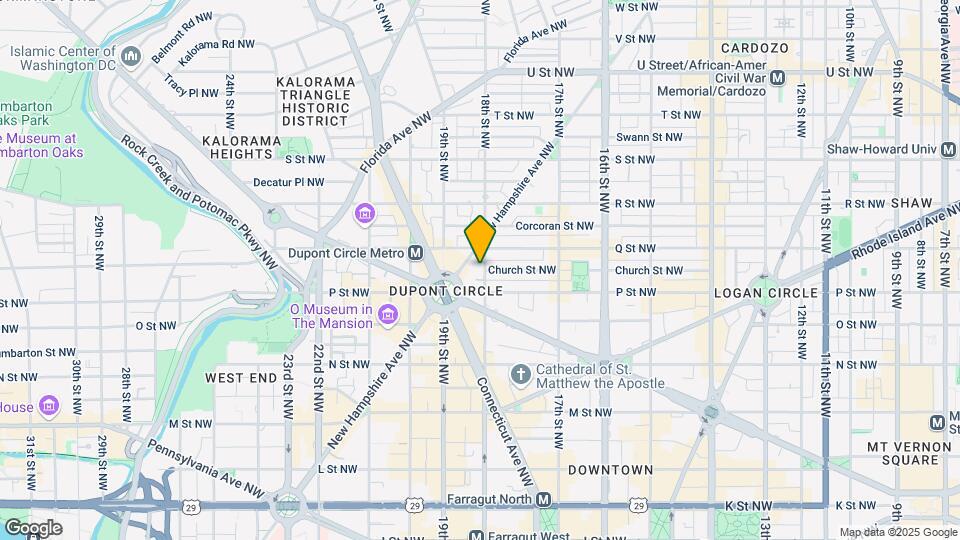 1524 18th St NW Map and Location Details