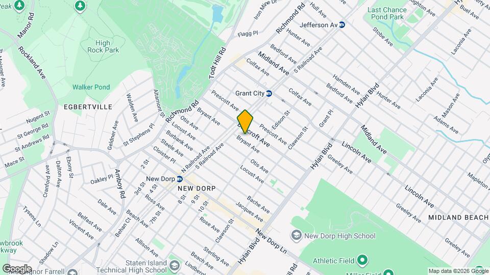 137 Bryant Ave Map and Location Details