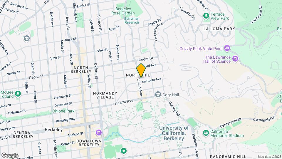 1727 Euclid Ave Mapa y Detalles de la Ubicación