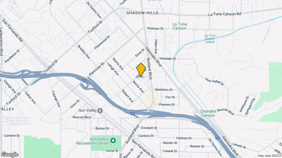 10894 Olinda St Map and Location Details