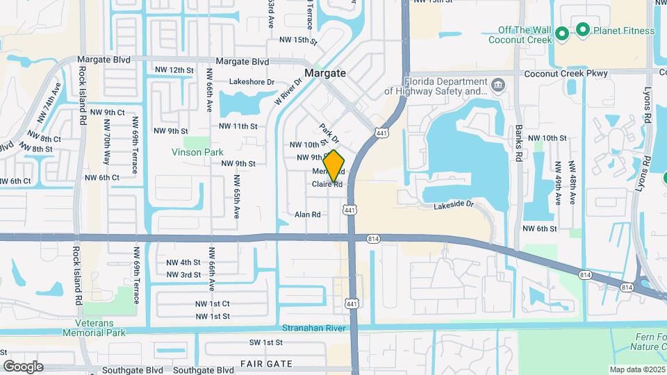 6050 NW 8th St Map and Location Details