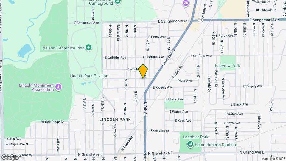 1725 N 9th St Map and Location Details