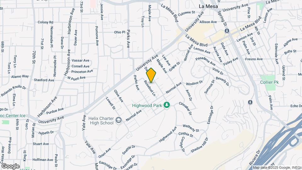 4415 Rosebud Ln Map and Location Details