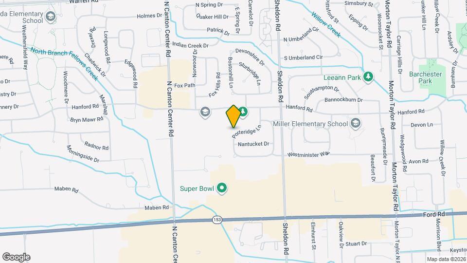 6155 Porteridge Ln Map and Location Details