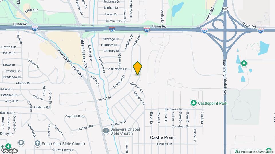 10623 Hallwood Dr Map and Location Details