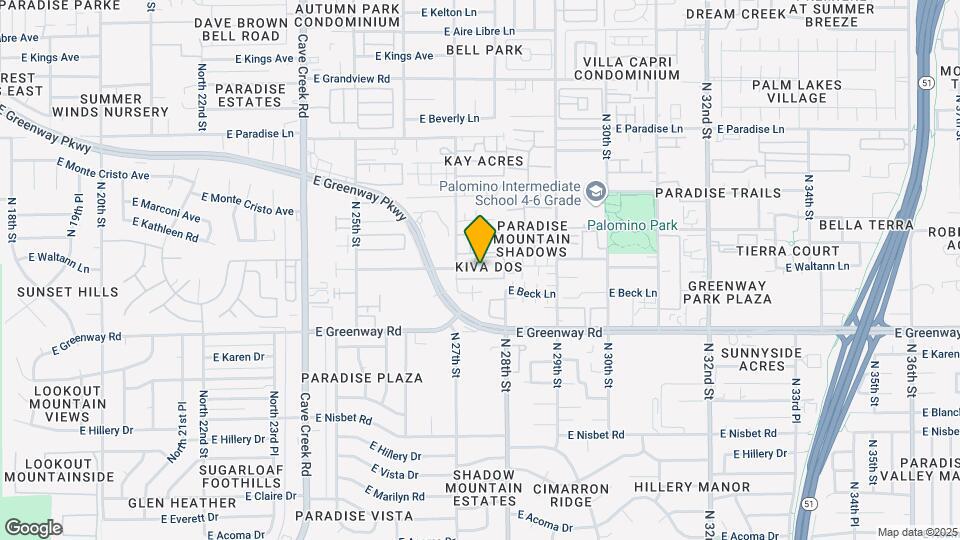 15601 N 27th St Map and Location Details