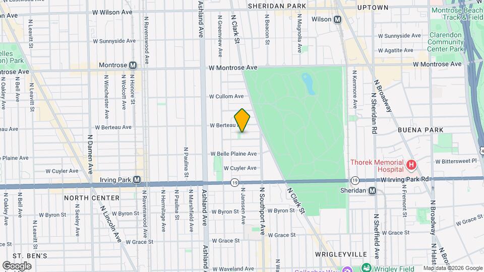 1434 W Warner Ave, Unit Garden Map and Location Details