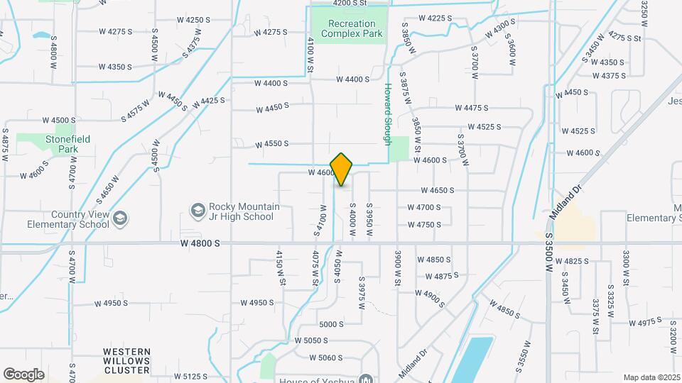 4045 W 4650 S Map and Location Details