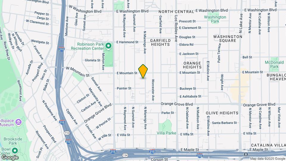 855 N Marengo Ave Mapa y Detalles de la Ubicación